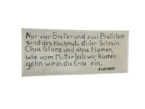 IMG_2062 - Poema em alemão assinado por E. Wiechert: